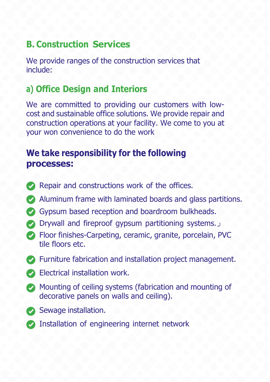Construction services